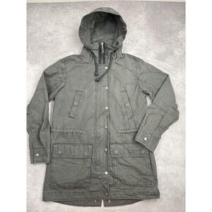 Gap Jacket Womens Small Grey Winter Warmth‎ Outdoor Edition Hooded Parka Coat